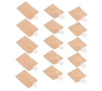 Healvian 15 Pièces Set de Sacs Rechargeables pour Lotion de Voyage Kraft avec Bec Verseur Contenants Cosmétiques Portables Réutilisables et Durables pour Soins de Peau