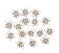 Healvian 16pièces Lot de Bouchons Oreilles Silicone Forme Étoile Supports Anti-dérapants pour Boucles Oreilles Sécurisées Confortables et Durables pour Femmes