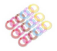 Healvian 18pièces Peigne Cheveux Circulaire Extensible Plastique Souple avec Bande Élastique pour Cheveux Naturels et Coiffures Quotidiennes Léger et Portable