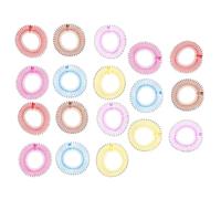 Healvian 18pièces Peigne Cheveux Circulaire Extensibles Plastique Doux avec Bande Élastique pour Femmes et Filles Mécanisme à Ressort pour Prise Ferme Coiffure Stable