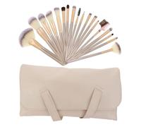 Healvian 18pièces Pinceaux de Maquillage pour Fond de Teint Poudre et Cils Kit de Pinceaux pour Yeux et Visage