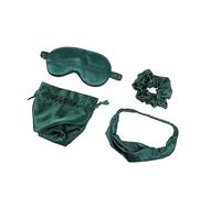 Healvian 1ensemble Masque De Sommeil Soie Avec Bandeau Élastique Et De Rangement Ensemble Pour Confort Optimal Lors Des Voyages Et Du