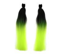 Healvian 1paire Perruque Décorative Queues De Cheval Tressées Pour Casque De Coiffure Originale Et Pratique Pour Types De Casques