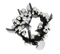 Healvian 1pièce Élastique à Cheveux Élégant Avec Et Dentelle Et Accessoire Pour Chignons Et Queues De Cheval Pour Occasions Spéciales