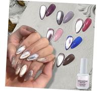 Healvian 1Pièce Vernis à UV Gel à Effet Œil de Chat Accessoire de Manucure pour Salon et Pratique à Domicile et Brillant Parfait pour DIY