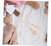 Healvian 2 Bouquets Bjd Wig Fibres Haute Température Perruque Longue Douce pour Poupées Coton Réaliste Cosplay