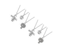 Healvian 2 Ensembles Basketball Pour Couples De Pendentifs Ballon Panier Aime Basketball Pour Hommes 3 Pièces * 2