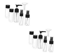 Healvian 2 Ensembles Bouteilles de Voyage Rechargeables pour Cosmétiques Ensemble de Flacons à Liquide Vaporisateurs Pratiques pour Soins Peau pour Voyages et Activités Plein Air