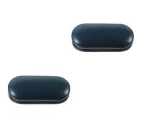 Healvian 2 Ensembles Étui à Lunettes Double Couche Étui à Lunettes Multiples Accessoire Rester Cas Kit De Perçage d'oreille Titulaire Délicat Double Étiquettes De Jardin Afficher Blue PU