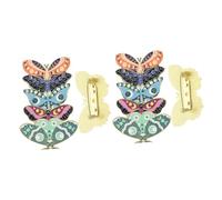 Healvian 2 Ensembles Set De Épingles Émail Broches Rétro Insecte Pour Vêtements Et Sacs 5 Pièces * 2