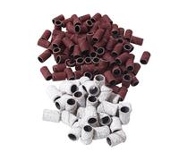 Healvian 2 Manchons Ponçage Manucure Grain pour Ponceuse Ongles Bandes Abrasives Corindon Durables pour Enlever Vernis et Soins Naturels Artificiels