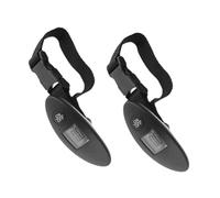 Healvian 2 Pièces Balance Électronique Portable pour Bagages de Voyage Pèse Valise Numérique Outil Manuel pour Valises et Colis Lourds Gestion Poids