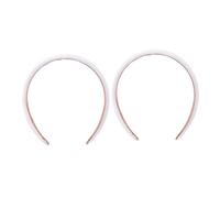 Healvian 2 Pièces Bandeau Cerceau De Cheveux Éponge Cool Délirer Scintillant Bandana Rembourré Épingle à Cheveux Branché Filles Mèche Ondulé Bouffi Stupéfier Blanche
