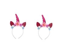 Healvian 2 Pièces Bandeau Licorne Halloween Accessoire Féérique pour Déguisement Décoration de Cheveux et Photo Props Fête
