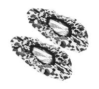 Healvian 2 pièces Bonnet de Réutilisable Imperméable à Double Couche pour Soin Capillaire Masque Auto-chauffant sans Fil Léger et Adapté Cheveux Longs