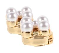 Healvian 2 pièces Boutons Manchette Femme Fleur Chic Bijoux Élégants Accessoires Chemise Habillée pour Mariage Anniversaire Fête