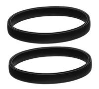 Healvian 2 Pièces Bracelet à Ressort Métallique Élastique Groupe Manchette Ajustable Jarretelles Manches Hommes Bras Noir