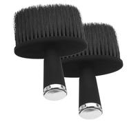 Healvian 2 pièces Brosse à Cheveux Professionnelle pour Salon Kit de Coupe avec Plumeau pour Éliminer Cheveux Cassés pour Coiffeurs et Usage Domestique Design Pratique et Facile à Nettoyer