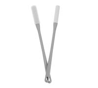 Healvian 2 Pièces Brosse à Longue Poignée Silicone Souple Brosse Exfoliante et Nettoyante pour Orteils pour Personnes Âgées et Femmes Enceintes Nettoyage des Peaux Mortes