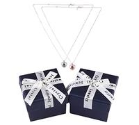Healvian 2 Pièces Collier De Projection Filles Pendentifs Cœur Collier D'amitié Chaîne De Clavicule Romantique Je T'aime Collier Ornements Chics Pour Fille Alliage De Zinc