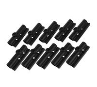 Healvian 2 Pièces Coques de Protection en Plastique Noir pour Fauteuil Roulant et Déambulateur, Anti-poussière et Résistance la Compression, Adaptées aux Tubes Métalliques Standard de 18 Mm