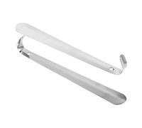 Healvian 2 Pièces Corne à Chaussures Inox Aide Au Chaussage Portable Ergonomique pour Seniors Femmes Enceintes Hommes et Garçon Fille Finition sans de Rayures Accessoire de Voyage