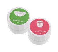 Healvian 2 Pièces Crème Démaquillante pour Cils Dissolvant Doux pour Extensions de Faux Cils Élimine Rapidement la Colle sans Endommager Parfait pour Melon et Fraise