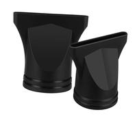 Healvian 2 Pièces Diffuseur de Souffleur Noir pour Sèche Cheveux Accessoire Coiffure Nylon à Haute Température Adapté Aux Embouts Protection Cheveux et Finition