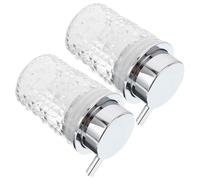 Healvian 2 Pièces Distributeur de Savon Moussant Rechargeable Flacon Transparent Vide avec Pompe Mousse pour Nettoyant Visage Shampooing et Gel et Hygiénique