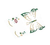 Healvian 2 Pièces Enfants stickers Autocollants De Maquillage Bijoux De Visage Verts Paillettes Vertes Pour Le Visage Blessure Stickers Décalcomanie De Fête Papier Kraft
