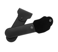 Healvian 2 pièces Étui de Rasoir Portable Cuir à Fermeture à Pression Étui Protecteur et Compact pour Rasoir Manuel Lot de Pratique pour Voyage et Rangement