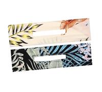 Healvian 2 Pièces fer à cheveux noeud bandeaux de mode bandeaux dames fil noué hair charms hair toppers décors de cheveux cordes de cheveux de mode 100% fibre de polyester