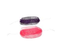 Healvian 2 Pièces Filets Éponge Bain Exfoliants Africains Longs Éponge Mousseux Doux et Élastique pour Sauna Corps Nettoyage et Hommes