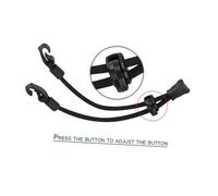 Healvian 2 pièces Lanières Rondes pour Masque avec Crochet Anti-chute Cordon Réglable Confort pour Cou Maintien Sécurisé pour Garçon Fille et Adultes