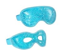 Healvian 2 Pièces Masques Oculaires Rafraîchissants Gel Packs Glacés Pour Yeux Masques Froid Portables