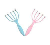Healvian 2 Pièces Masseur de Tête avec Design à Cinq Griffes Outil de Relaxation Portable pour pour Bureau Voyages Soulagement Complet Du Corps et Décompression Tout Lieu