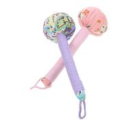 Healvian 2 Pièces Masseur Dos Portable à Main Marteau de pour Dos Épaules Bras et Cuisses Outil Manuel Relaxant et Réparateur Couleur Rose et Usage Domestique et Professionnel
