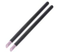 Healvian 2 Pièces Outils de Manucure avec Bâton Abrasif pour Repousser Cuticules Enlever Peau Morte Douce et Nettoyage des Ongles pour Usage Professionnel et Personnel