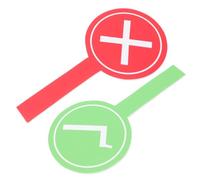 Healvian 2 Pièces Palettes de Vote Double Face en Écume pour Activités et Rassemblements, Décor Polyvalent pour Joueurs de Tous Âges, Pagaies de Réponse Oui ou Non pour Classe