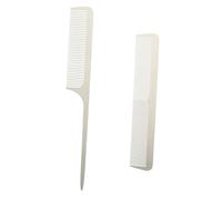 Healvian 2 pièces Peigne à Cheveux Acier Inoxydable Lot de Peignes de Coupe pour Hommes et Femmes Accessoires de Coiffure Pratiques