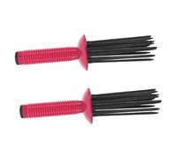 Healvian 2 Pièces Peigne Boucleur Portable Brosse Frisottis Pour Cheveux Ondulés Volume Naturel et Pour Coiffage et Séchage