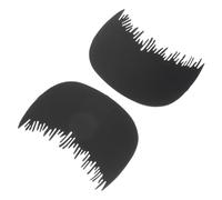 Healvian 2 pièces Peigne Épaississant Cheveux avec Protection pour Contour du Visage Accessoire Coiffure Naturel pour Hommes et Femmes Kit de Peignes Fibre Épaississante