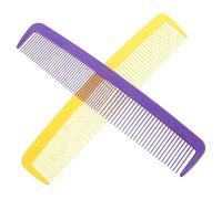 Healvian 2 Pièces Peigne Géant Comique pour Costume Clown Couleur Vive Accessoire de Scène pour Spectacles et Carnaval