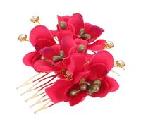 Healvian 2 Pièces Peignes décoratifs pour cheveux avec fleurs hawaïennes artificielles accessoires de mariage élégants épingle latérale stable et raffinée pour coiffures de mariée