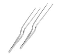 Healvian 2 Pièces Pincettes Ophtalmiques Outils De Nettoyage Des Oreilles Outils De -oreille Petite Pince à Épiler Silver