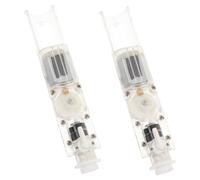 Healvian 2 Pièces Plastic Pump Core Transparent High Pressure Piston Pump Accessory Engineering Plastic Replacement For Travel Water Flosser Oral Care