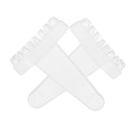 Healvian 2 Pièces Pochoirs Cils Silicone Réutilisables Outil Maquillage Yeux Durable Guide et Tampon Cils Facile à Nettoyer Accessoire Maquillage pour Débutants et