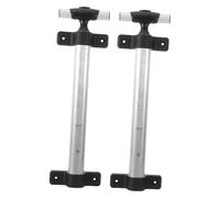 Healvian 2 pièces Poignée Aluminium pour Valise Remplacement Facile Extensible Légère et Adaptée Aux Bagages de Voyage et Trolley