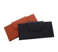 Healvian 2 Pièces Portefeuille à Deux Volets Mince, Organiseur de Caisse | Format Enveloppe, Fermeture à Bouton Pression, Section Passeport, Usage Shopping et Déplacements Quotidiens