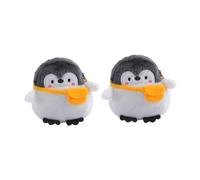 Healvian 2 Pièces Portefeuille de pièces de Monnaie modèle à Main à Bonjour cale à Langer Pingouin Les Filles changent de à Main Peluche Black